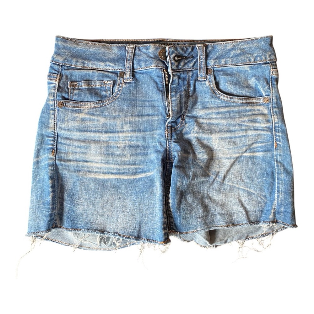 American Eagle Women’s Jean Midi Shorts Size 4